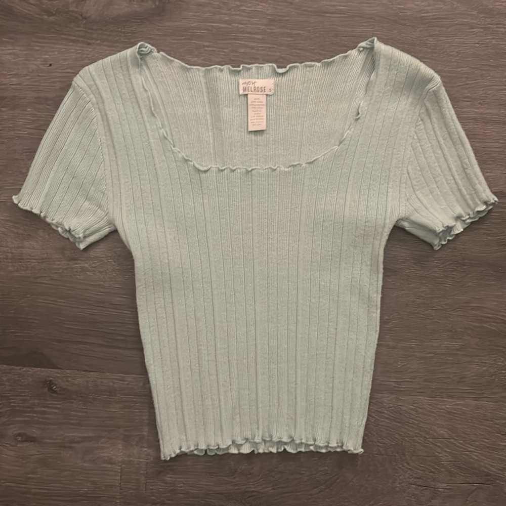 Tilly’s Light Turquoise Tight Fitting Top